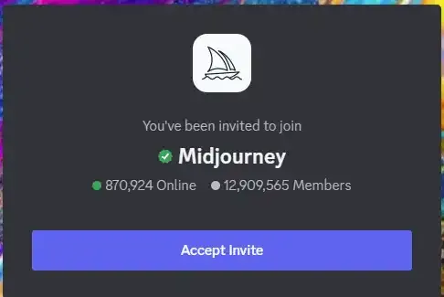 Midjourney 邀请