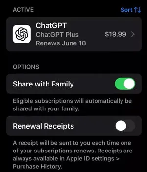 ChatGPT Plus Share