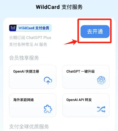 选择野卡支付服务