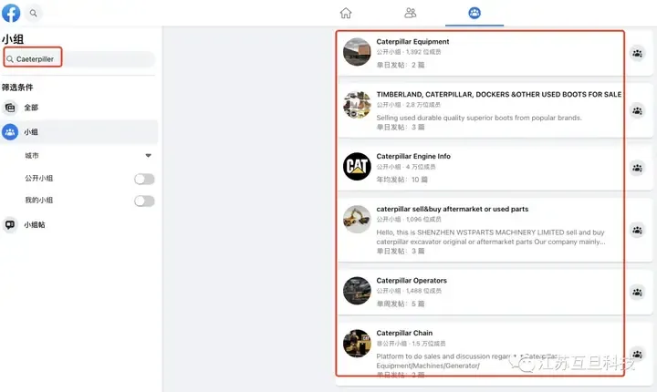 竞品品牌群组示例