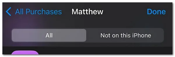 点击“全部”或“不点击此 iPhone”按钮