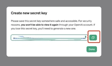 API Key 创建示例2