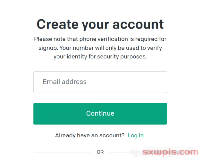 注册 OpenAI 账号