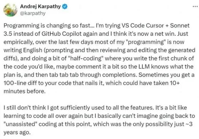 Karpathy的观点