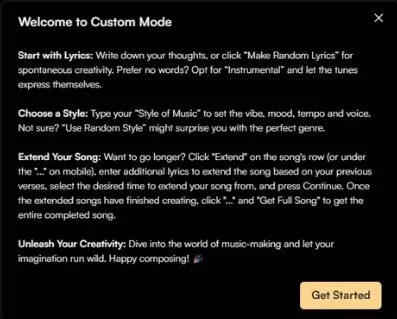 欢迎进入自定义模式