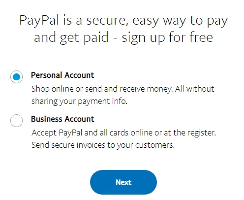 虚拟信用卡PayPal
