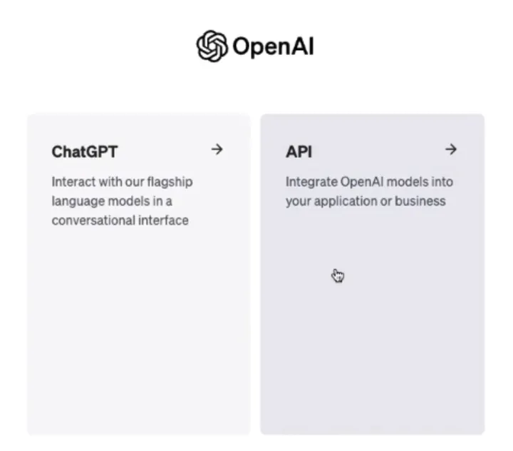 OpenAI 登录界面